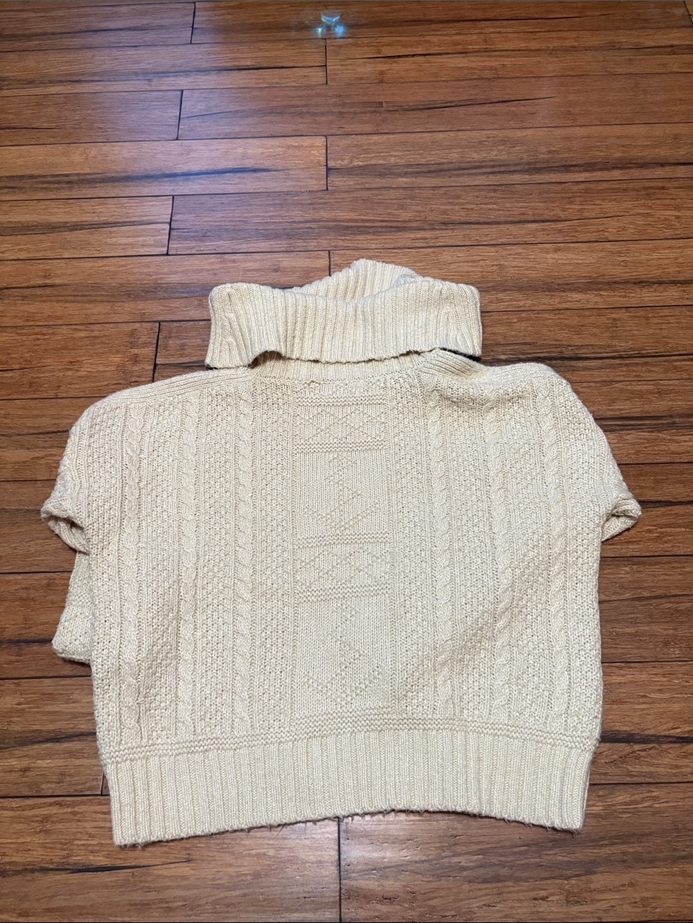 Denim & Supply Ralph Lauren Heavy Cotton Cowl Neck Size Large Sweater Women’s - Picture 5 of 7